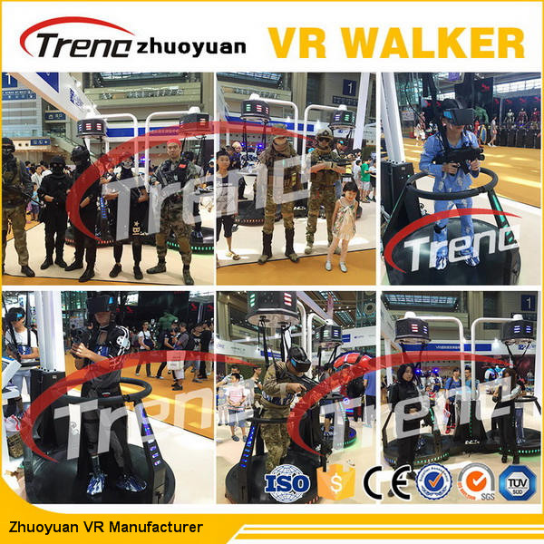 Thể hình Trò chơi thể thao Thực tế ảo mô phỏng VR Treadmill Với vẻ hấp dẫn Đối với Công viên Giải trí