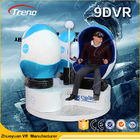 Electric Full Motion Amusement Ride 9D Virtual Reality Simulator Ghế Điện Ảnh 3 Người