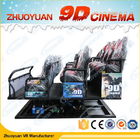 Công viên giải trí an toàn Roller Coasters 5D Cinema Simulator Với hệ thống thủy lực