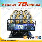 Công viên Theme Shooting Shooting 7D Cinema Simulator 6 chỗ ngồi Với Hệ thống Điện