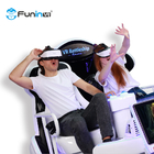Xoay 360 độ Hai chỗ ngồi Công viên giải trí rạp chiếu phim 9d VR