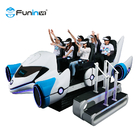 Tàu lượn siêu tốc 360 9D VR Simulator Ghế chuyển động 6 chỗ Thiết bị thực tế ảo