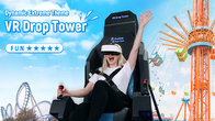 Giải trí với VR Drop Tower 9D VR Simulator 360 ° Di chuyển nhiều người chơi