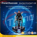 Bộ mô phỏng chuyến bay Eagle Eagle 0,5KW 9D VR với các trò chơi tương tác và súng bắn