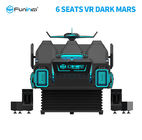 Rạp chiếu phim VR 6 chỗ hấp dẫn 6 chỗ ngồi 9D VR Simulator Dark Mars