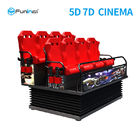 12 chỗ ngồi 5D 7D Movie Simulator Thiết bị chiếu phim thể thao và giải trí