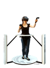 Công viên giải trí Thực tế ảo Máy chạy bộ Shooting Walker Simulator VR Walker