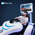Fiberglass 220V Racing 9D Virtual Reality Simulator 400kg Vr Arcade Machine