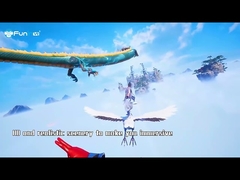 Amusement Park 9D Virtual Reality Simulator 720 Degree Vr Zone Game Machine