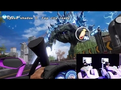 Fiberglass 220V 9D VR Racing Karting Trình mô phỏng thực tế ảo 400kg Vr Arcade Machine