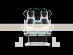 610kg trọng lượng dung lượng ghế VR 9D với trải nghiệm VR nhập vai và Joystick Controller