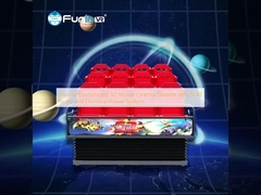 Quảng trường tùy chỉnh rạp chiếu phim 5D với 9-48 chỗ ngồi và hệ thống điện