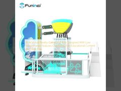 Trò chơi thực tế ảo màu xanh lam dành cho trẻ em được thiết kế với các tính năng ít bảo trì, kết hợp nội dung giáo dục thú vị và chơi an toàn