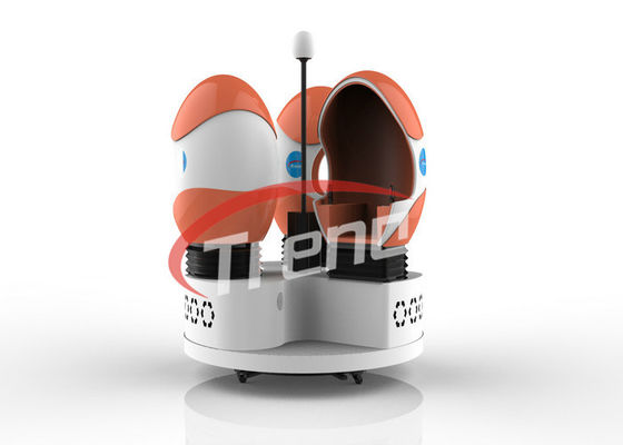 Không gian Capsule Egg Shaped 9D VR Simulator Ba chỗ Với VR HQ Glass HQ