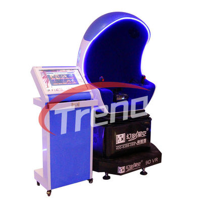 Công viên giải trí Egg Shape 9D Điện ảnh thực tế Hai chỗ ngồi 1500 Watt SGS Approved