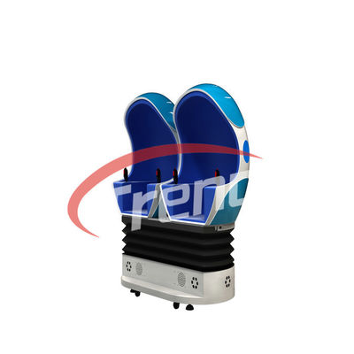 Công viên giải trí Egg Shape 9D Điện ảnh thực tế Hai chỗ ngồi 1500 Watt SGS Approved