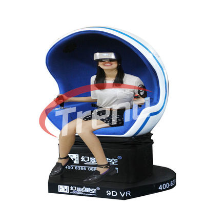 2 Người chơi Roller Coaster Egg Machine 9D Ảo thực tế Cinema Với phim 360 Bằng cấp