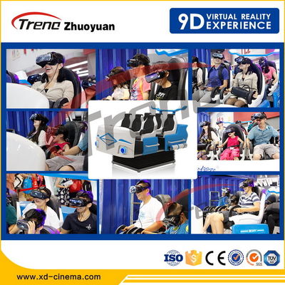 Giải trí Roller Coaster 9D Virtual Reality Simulator Sáu người ngồi tự động Hiển thị