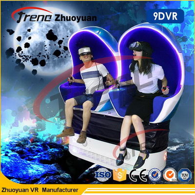 Công viên giải trí Electric 9D Virtual Reality Simulator Hai chỗ ngồi cho công viên đường phố bận rộn