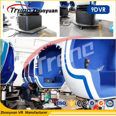 Mũ bảo hiểm độ phân giải 720 độ 9D Máy chủ mô phỏng thực tế ảo cho Trung tâm Mua sắm