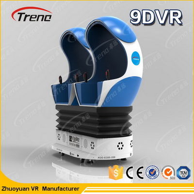 Blue 2 Người chơi Trò chơi shooting Egg Machine 9D ảo thế giới giả lập Với điện Servo