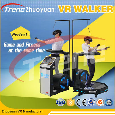 Wonderful Motion Video Game 9D VR Simulator Treadmill For Shopping Park