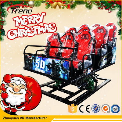 Bộ mô phỏng điện ảnh công viên Theme Park 5D với màn hình chiếu Tùy chỉnh 220 V 8.0 KW