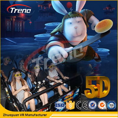 Công viên giải trí an toàn Roller Coasters 5D Cinema Simulator Với hệ thống thủy lực