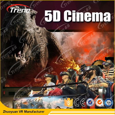Trạm điện 5D Movie Motion Movie 8/9/12 chỗ ngồi Với 6 Nền tảng DOF thủy lực