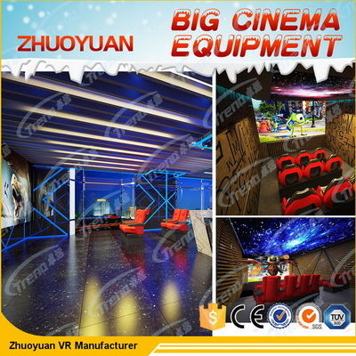 Roller Coaster 7D Cinema Simulator Với hiệu ứng đặc biệt của Ánh sáng / Gió / Sương mù