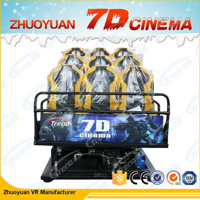 Công viên Theme Shooting Shooting 7D Cinema Simulator 6 chỗ ngồi Với Hệ thống Điện