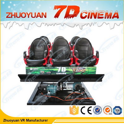 Trò chơi chụp tuyệt vời Nhà hát Phim 7D 6/8 Ghế Với Âm thanh 5.1