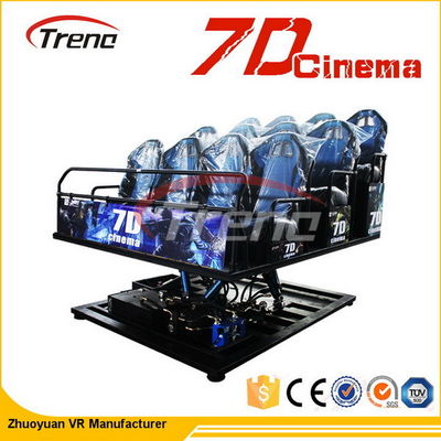 6 DOF Theme Park Entertainment Nhà hát Phim 7D Với Hệ thống Hiển thị Màn hình