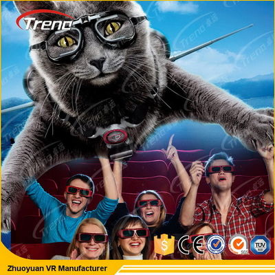 6 DOF Theme Park Entertainment Nhà hát Phim 7D Với Hệ thống Hiển thị Màn hình