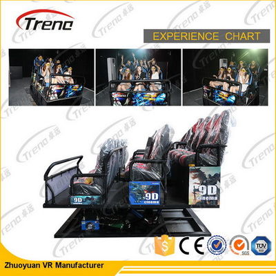 6-12 Ghế 9D Bộ mô phỏng thực tế ảo Kính 3DM Rạp chiếu phim 5D 7D cho công viên chủ đề