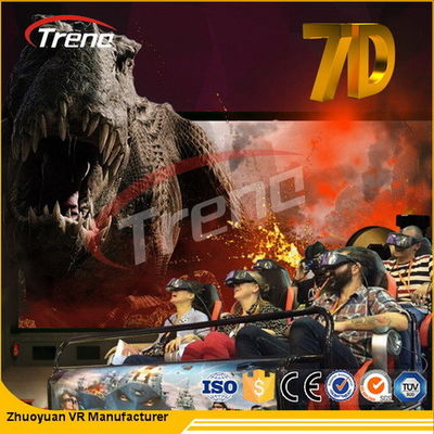 Trong nhà Immersion 7D Phim Nhà hát 12 chỗ Với Trò chơi bắn súng thú vị