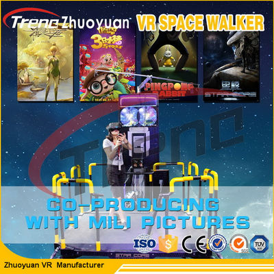 Black Shooting Games Rạp chiếu phim Hành động 9D Xem Bằng 360 độ Với VR HTC Headset