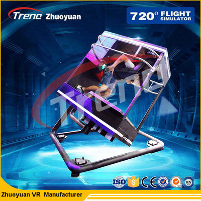 Black 720 ° Motion VR Công viên Theme Park Studio Với Mô phỏng Drive Cabin