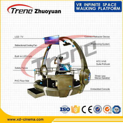 Công viên giải trí 9D Virtual Reality Simulator Với nền tảng Đi bộ siêu ảo