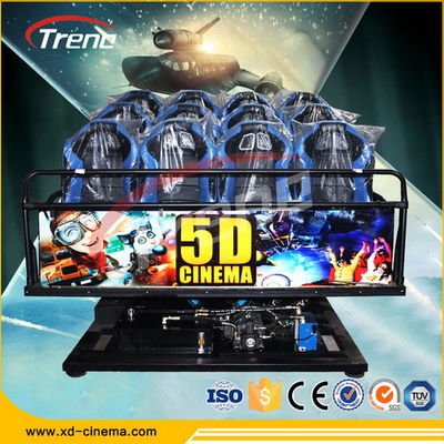 Rạp chiếu phim điện ảnh di động thực tế 5D đen thực tế, Nhà hát di động 5D với ghế năng động thủy lực
