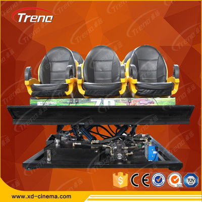 Công viên Giải trí Gun Shooting 7D Thiết bị Điện ảnh Với 6 Nền Nóng Điện DOF