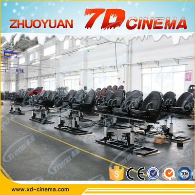 Công viên Giải trí Gun Shooting 7D Thiết bị Điện ảnh Với 6 Nền Nóng Điện DOF