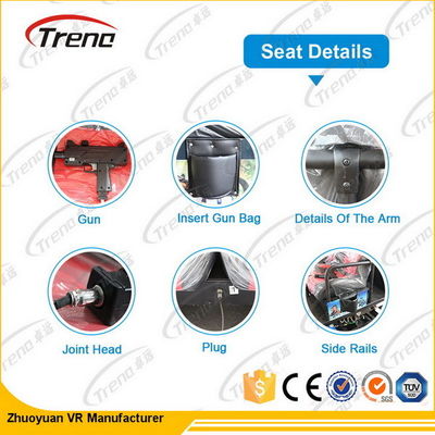 Hiệu ứng Đặc biệt 5d Cinema Virtual Reality Driving Simulator Đối với Công viên Theme