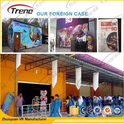 Hiệu ứng Đặc biệt 5d Cinema Virtual Reality Driving Simulator Đối với Công viên Theme