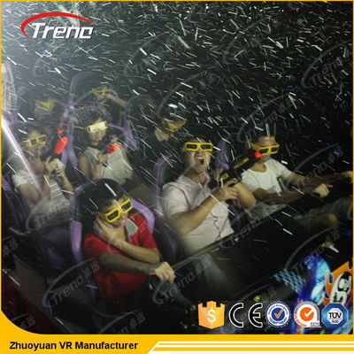 3 Dof Điện / Thiết bị Điện 5D của Thiết bị Điện 7D Simulator Rạp chiếu phim với ghế chuyển động