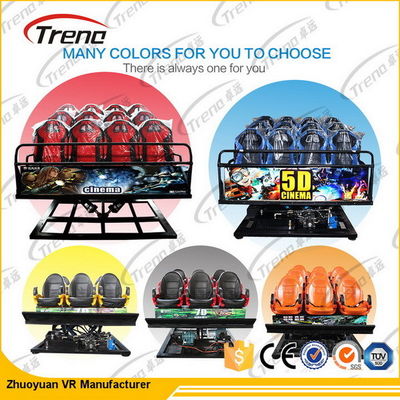 3 Dof Điện / Thiết bị Điện 5D của Thiết bị Điện 7D Simulator Rạp chiếu phim với ghế chuyển động