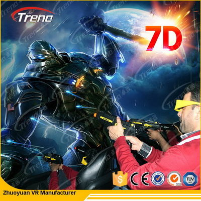 Rạp chiếu phim 7D chuyên nghiệp lớn 3 dof Rạp chiếu phim điện ảnh có hiệu ứng đặc biệt