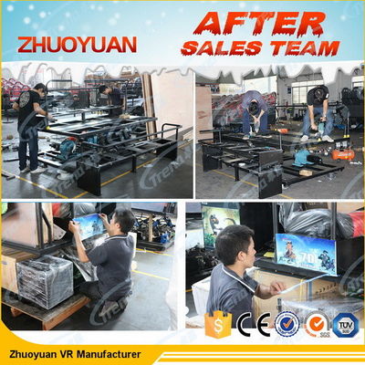 24 chỗ Nhà hát động 7D Movie With Electric Motion Platform