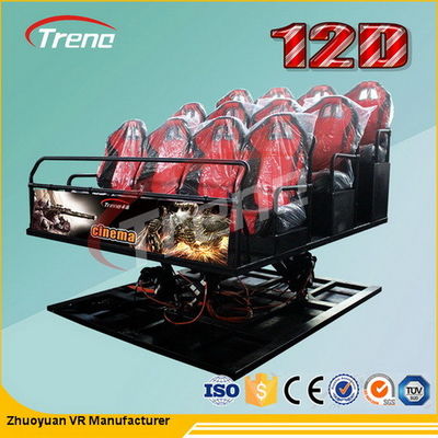 24 chỗ Nhà hát động 7D Movie With Electric Motion Platform