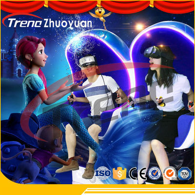 Hai cầu thủ Siêu thị Full Motion 9D VR Cinemas Hoạt động không dây Kịch phim